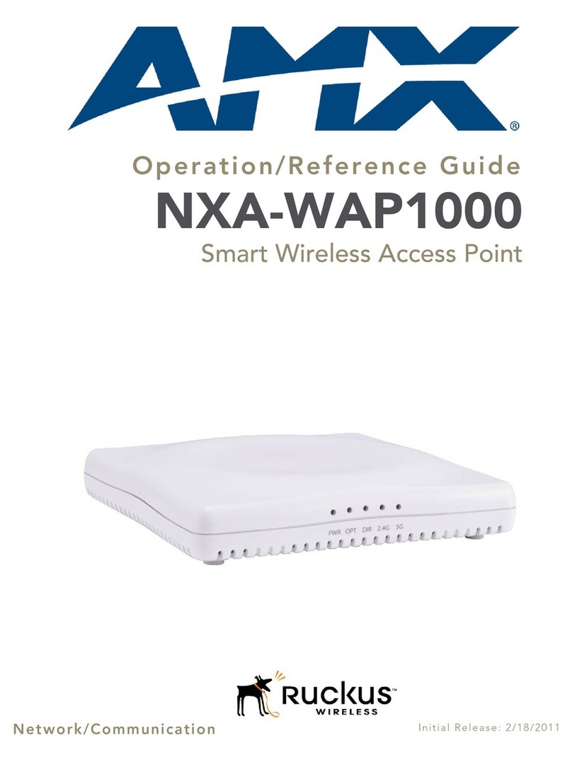 AMX NXA-WAP1000 User manual