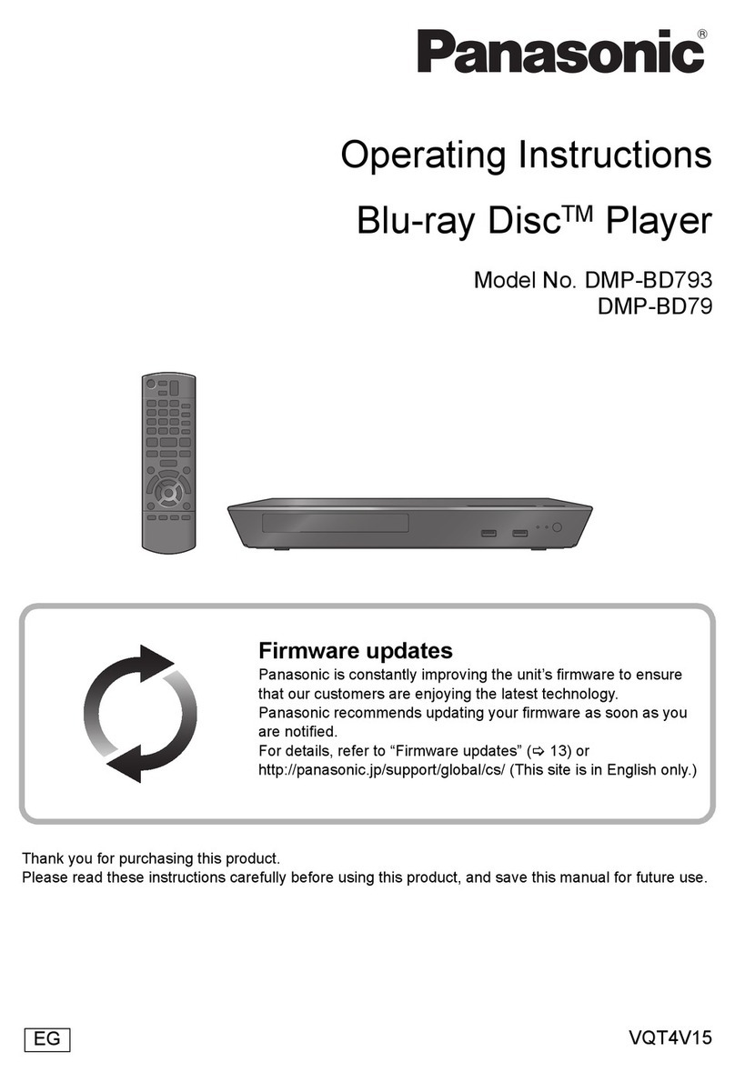 Panasonic DMP-BD793 User manual