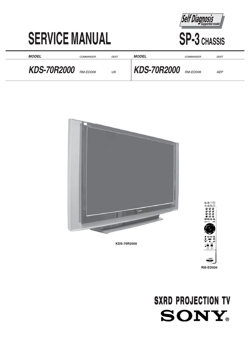 Sony Bravia KDS-70R2000 User manual