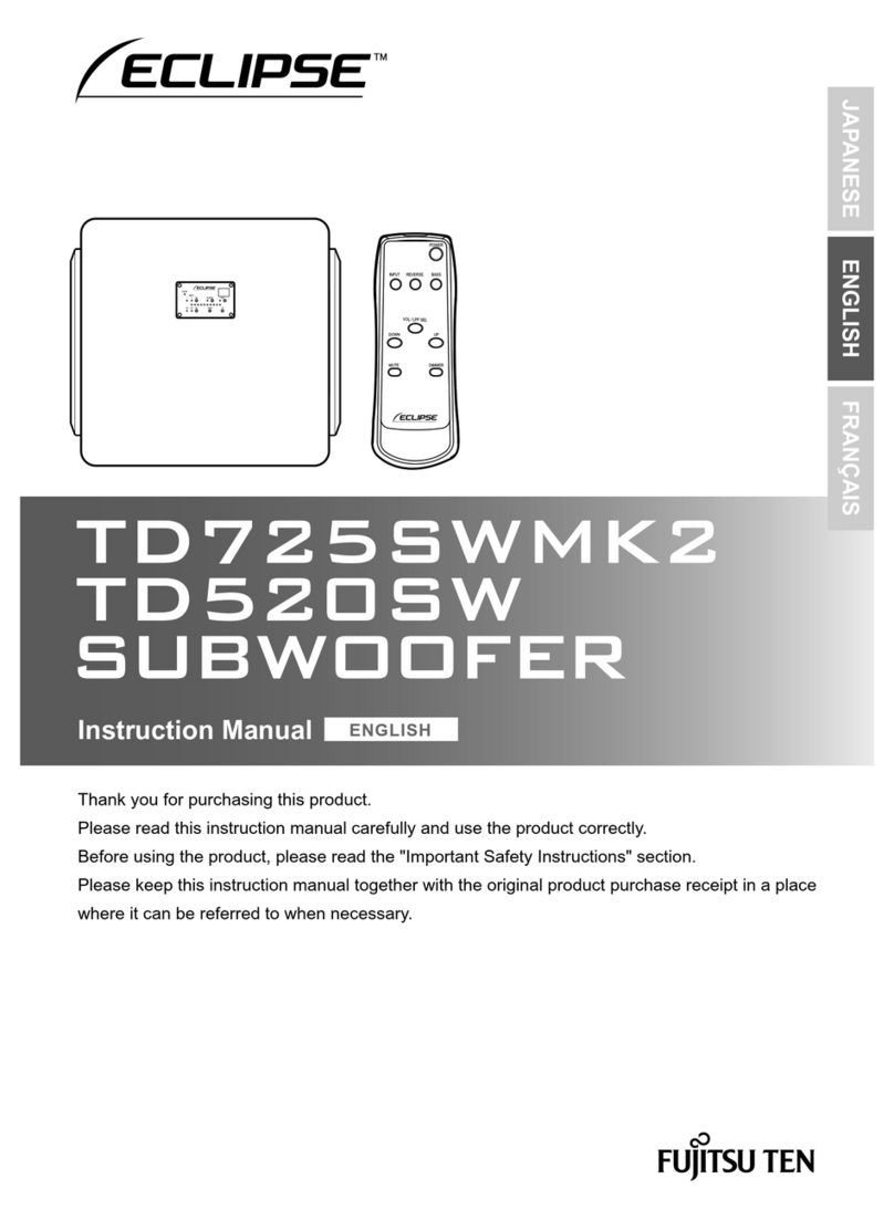 Eclipse TD725SWMK2 instruction manual