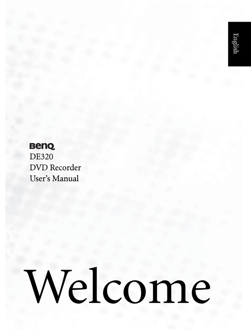 BenQ DE320 user manual