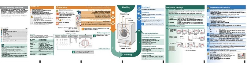 Bosch WIS24140GB Instructions for Use, Programme... User manual