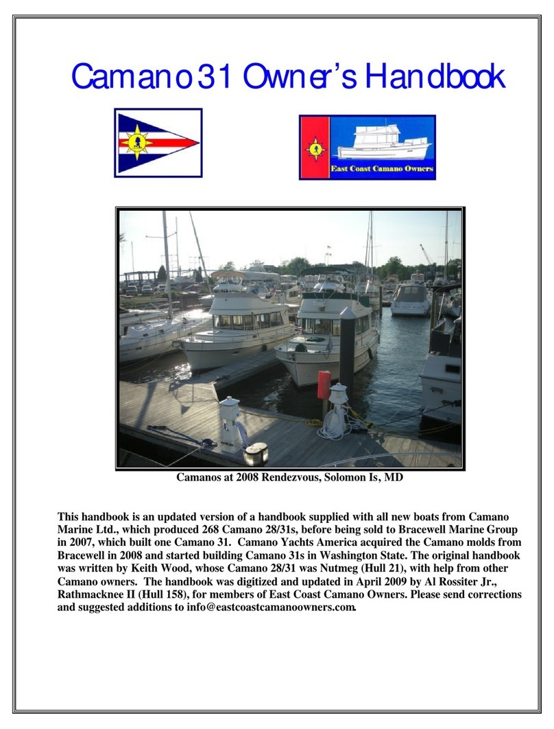 Camano 31 Owner's handbook
