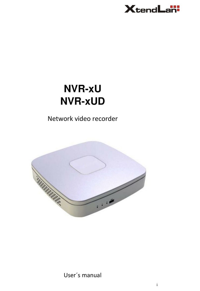 XtendLan NVR-xUD User manual XtendLan NVR-xUD User manual