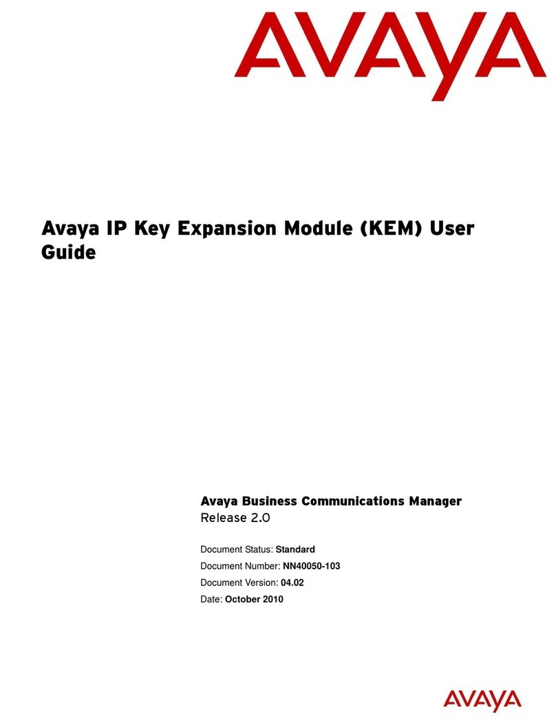 Avaya IP KEM user guide Avaya IP KEM user guide