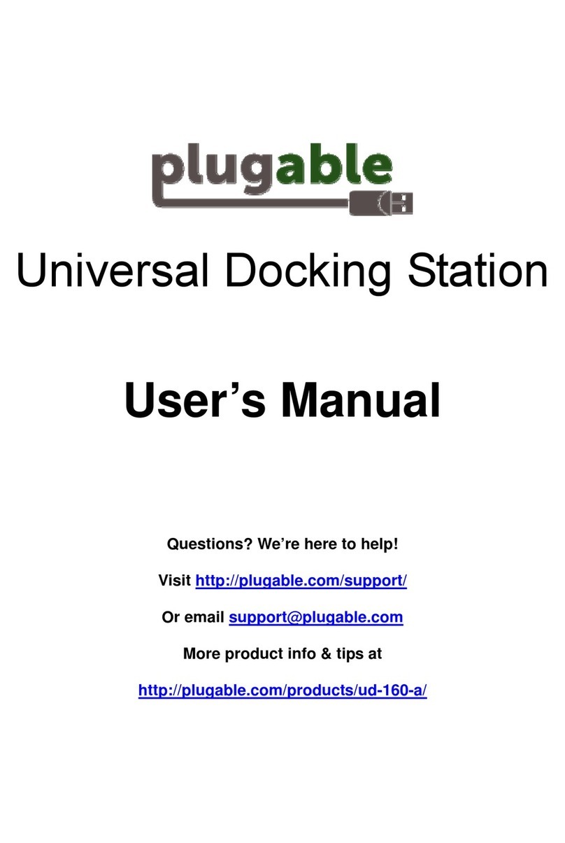 Plugable Universal Docking Station User manual