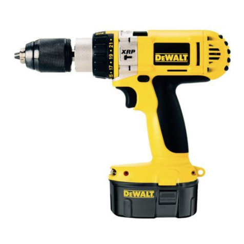 DeWalt DC980 Heavy Duty XRP Instruciton manual