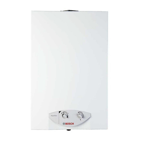 Bosch Aquastar GWH 1600 H N user guide