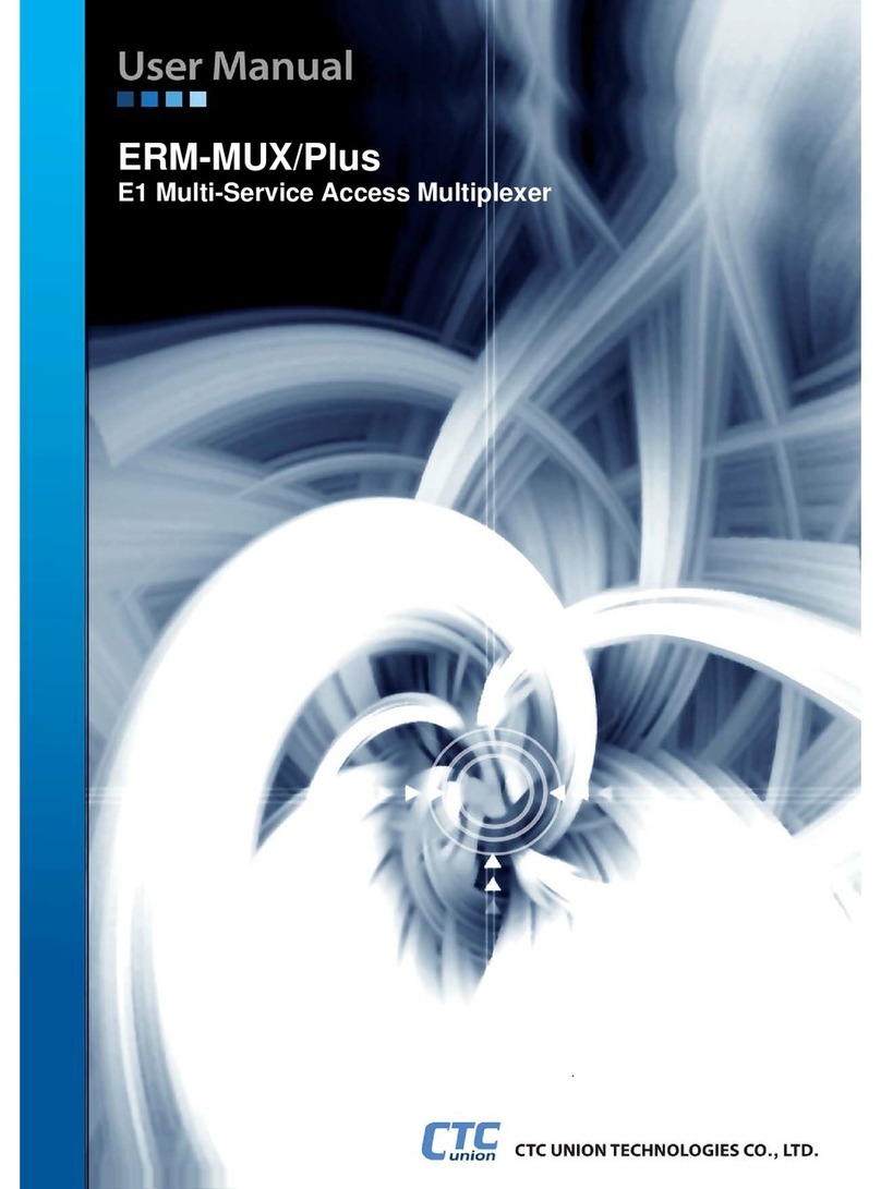 CTC Union ERM-MUX user manual