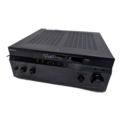 Sony STR-DA5200ES - Fm Stereo/fm-am Receiver User manual Sony STR-DA5200ES - Fm Stereo/fm-am Receiver User manual