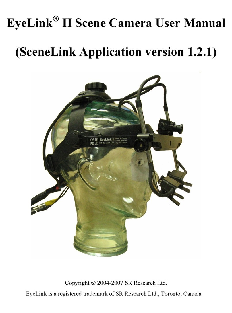 SR Research EyeLink II Scene Camera user manual