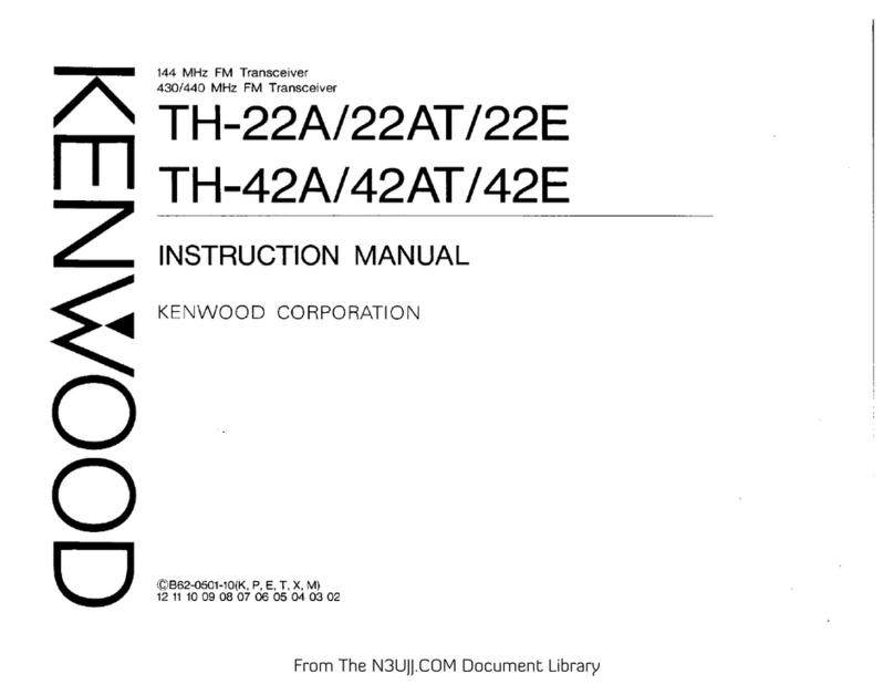 Kenwood TH-22A User manual