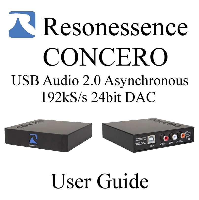Resonessence CONCERO user guide