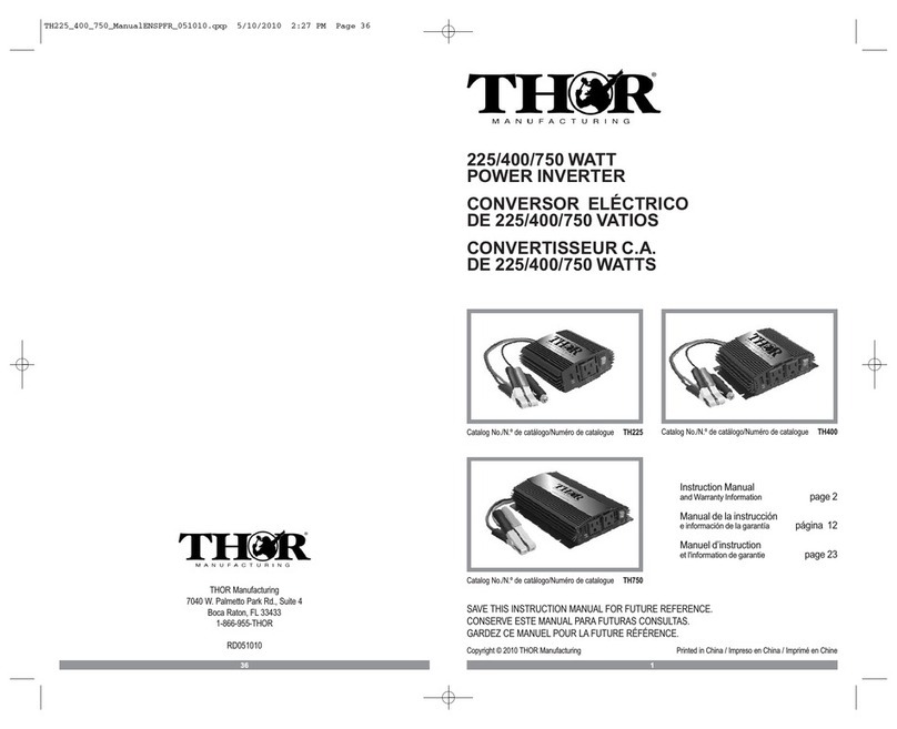 THOR TH225 instruction manual