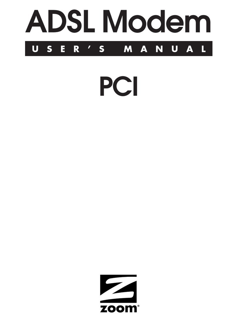 Zoom PCI User manual
