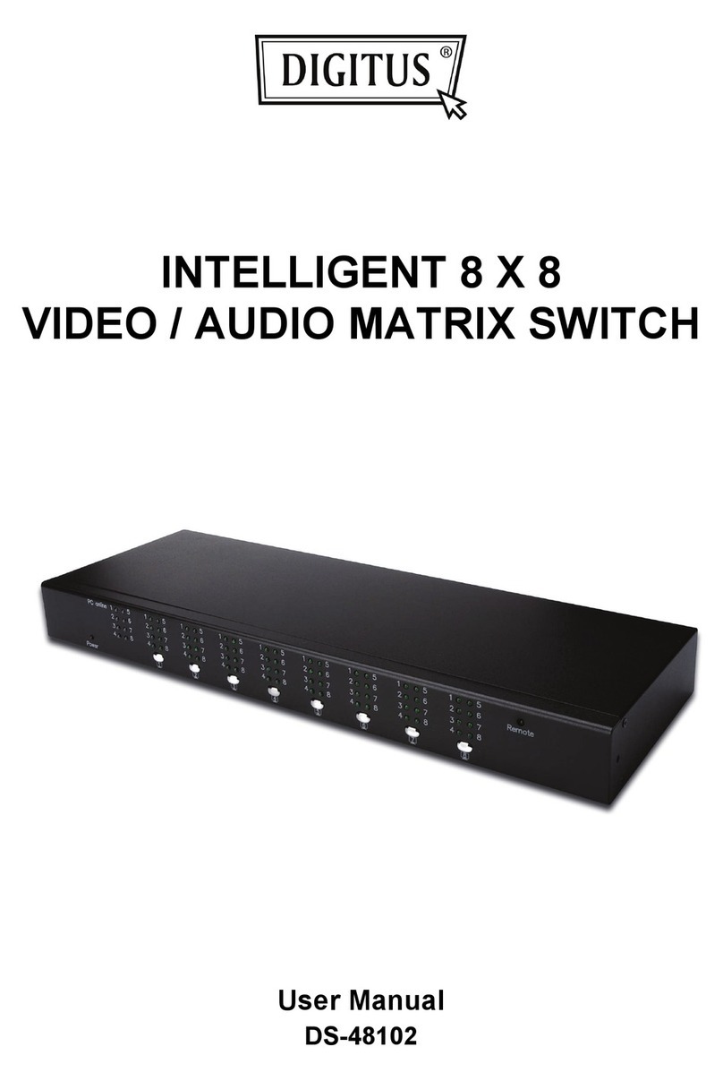 Digitus INTELLIGENT 8X8DS-48102 User manual