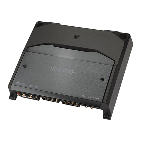 Kenwood KAC-8404 User manual