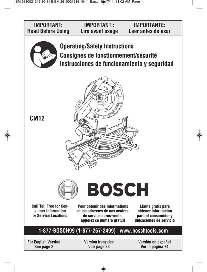 Bosch CM12 Assembly instructions