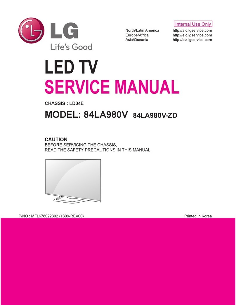 LG 84LA980V Service manual