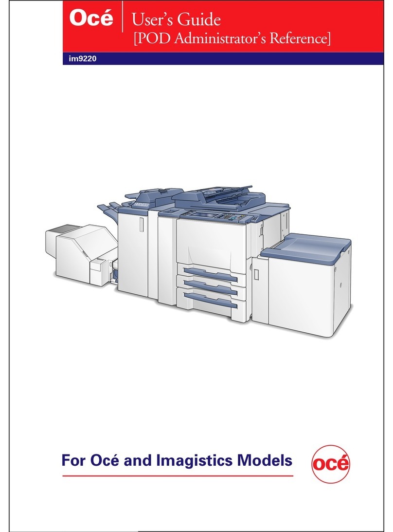 Oce im9220 User manual