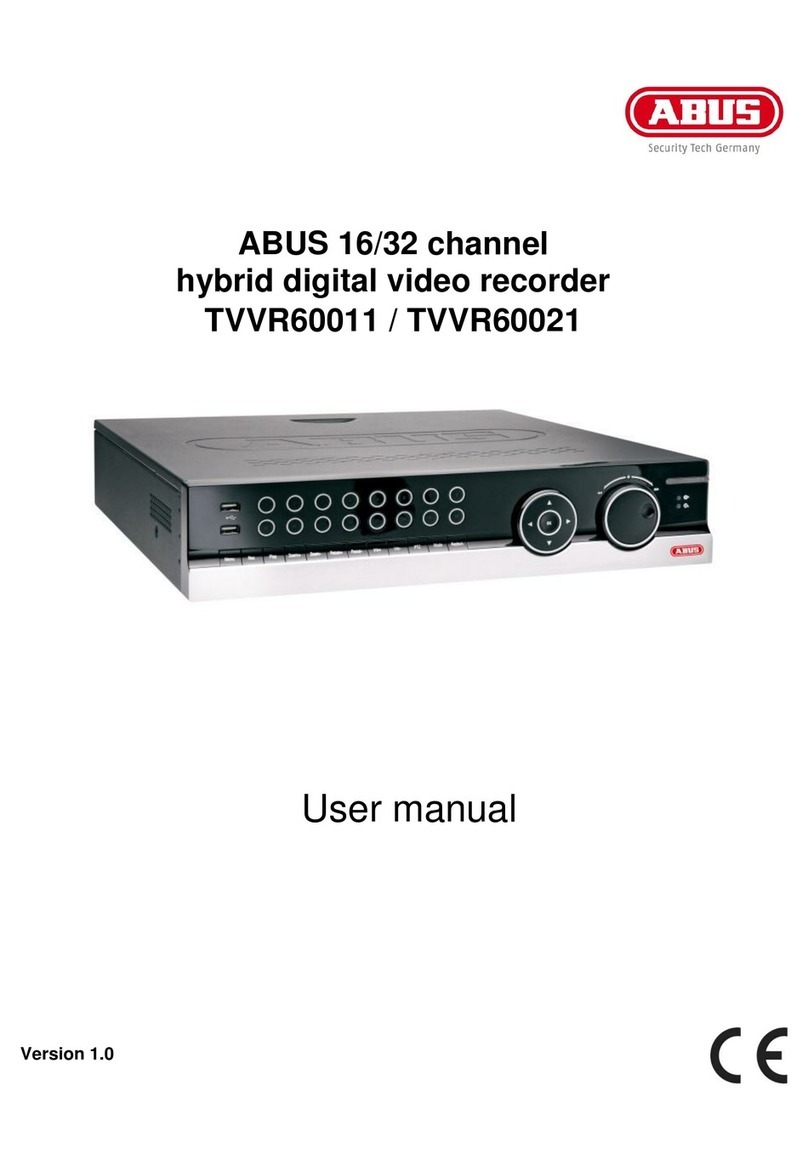 Abus TVVR60011 user manual