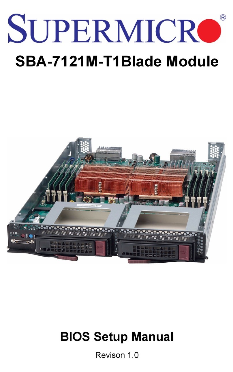 Supermicro SBA-7121M-T1 Bios setup manual