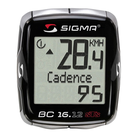 Sigma BC 16.12 User instructions Sigma BC 16.12 User instructions