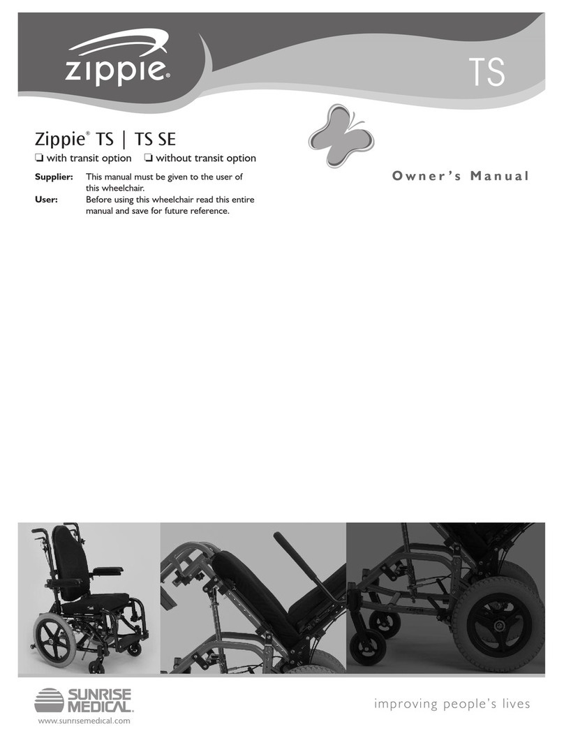 Sunrise Medical Zippie TS User manual
