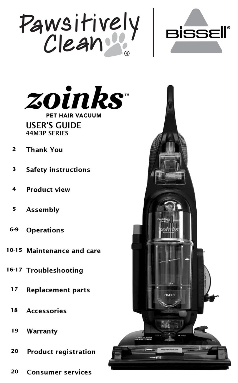 Bissell 44M3P SERIES user guide
