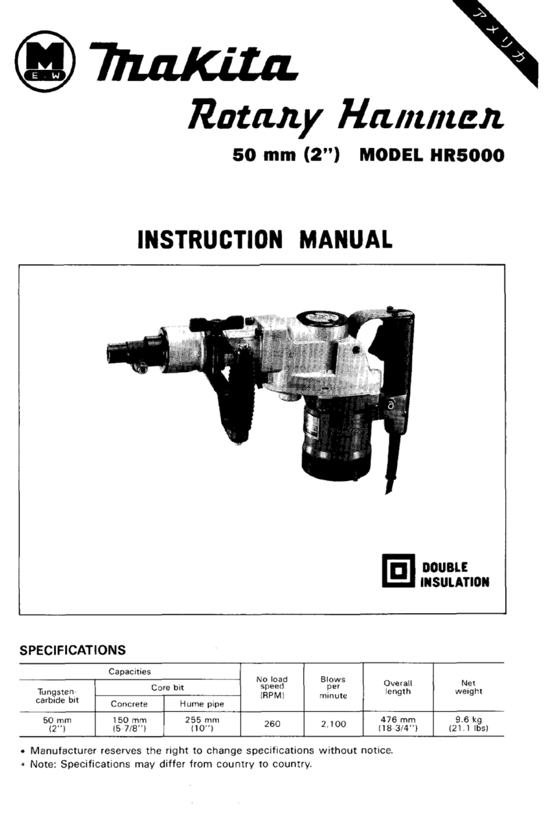 Makita HR5000 User manual Makita HR5000 User manual