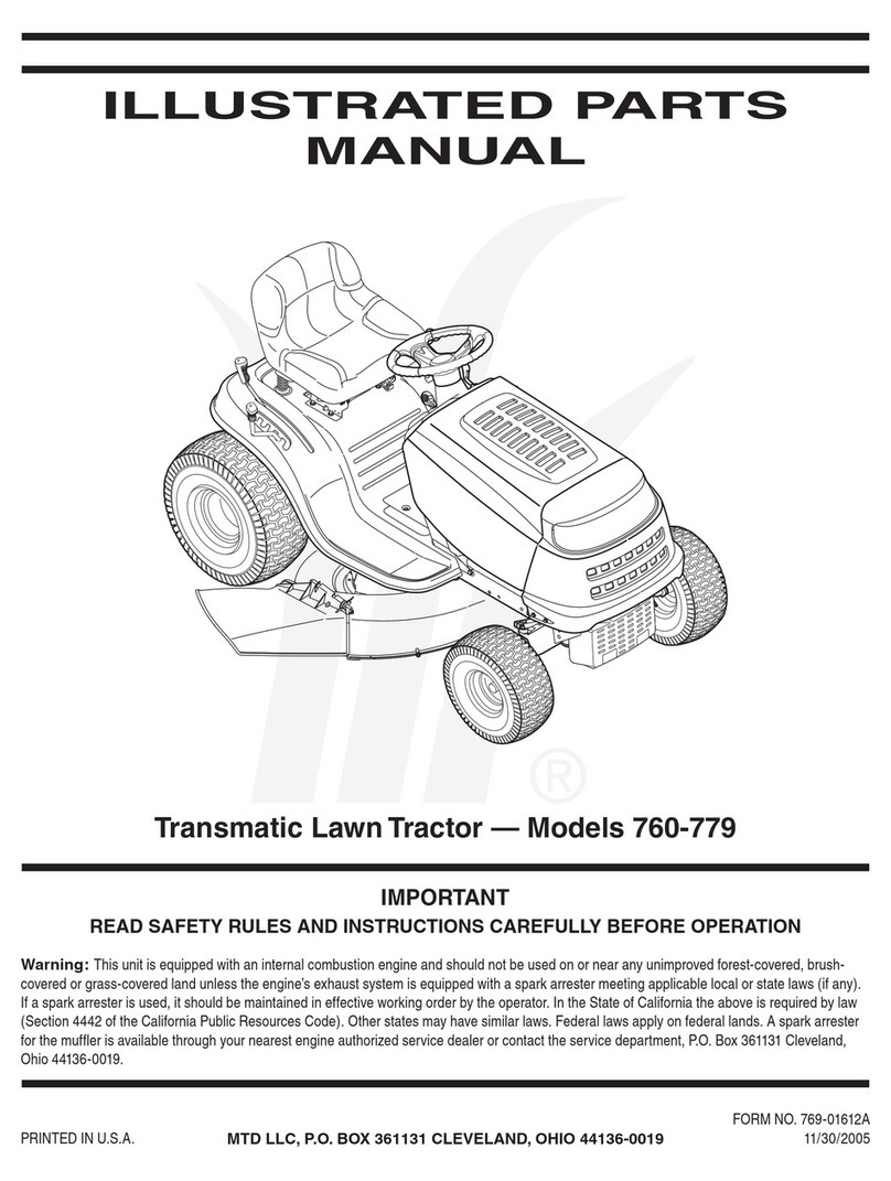 MTD Series 760 Illustrated parts manual