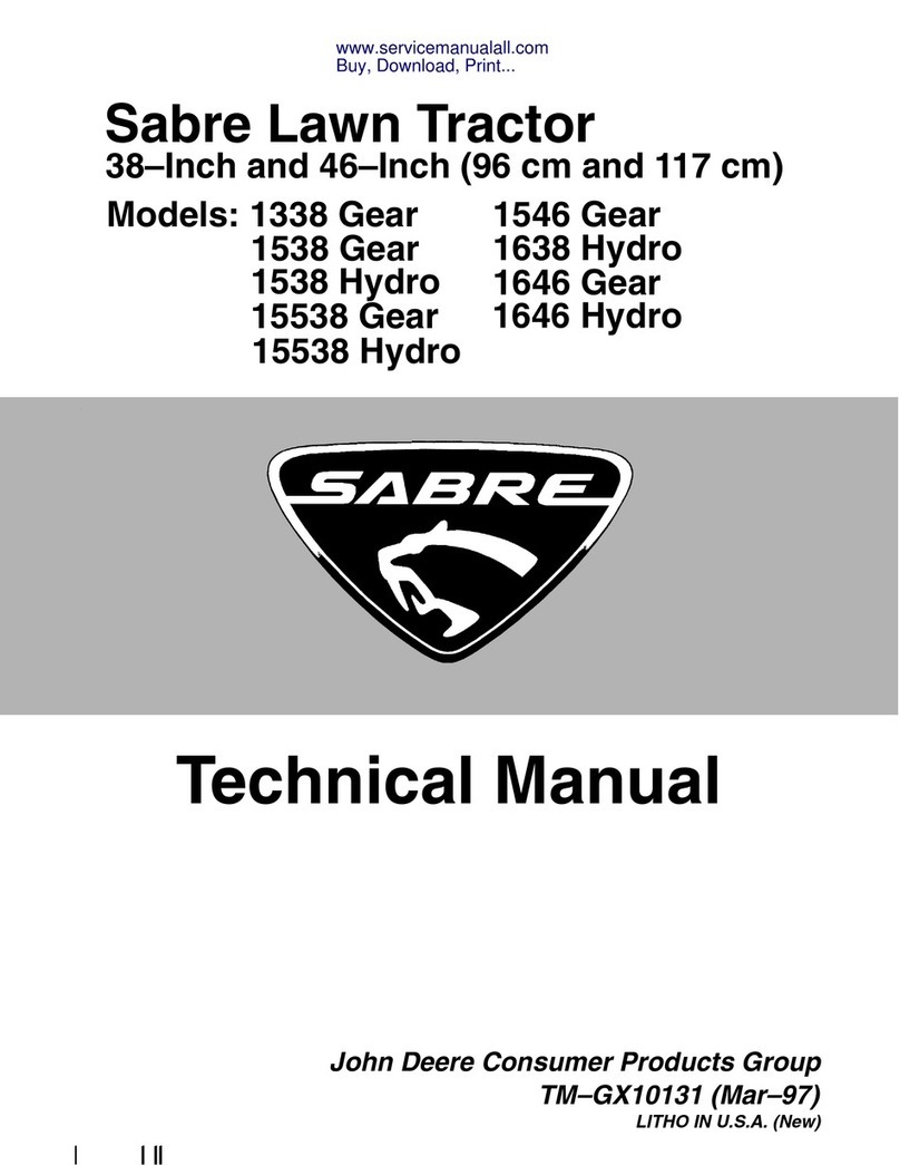 Sabre 1338 Gear Technical manual
