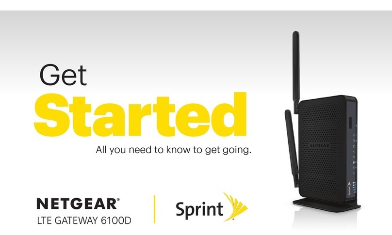 NETGEAR Sprint 6100D Specification sheet