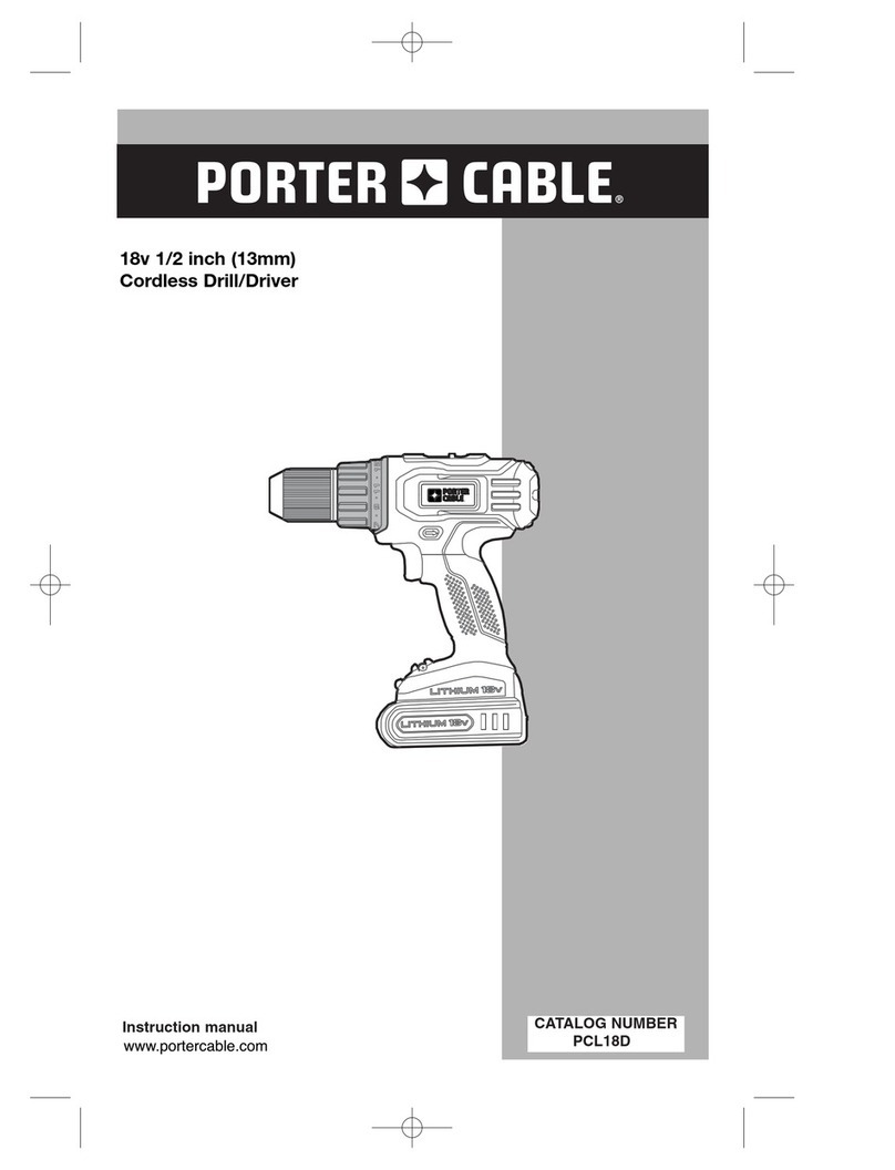 Porter-Cable PCL18D User manual