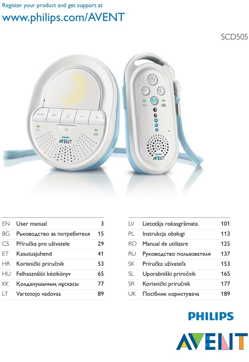 Philips AVENT AVENT SCD505 Felhasználói kézikönyv