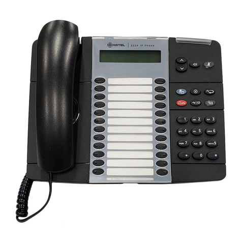 Mitel 5224 User manual Mitel 5224 User manual