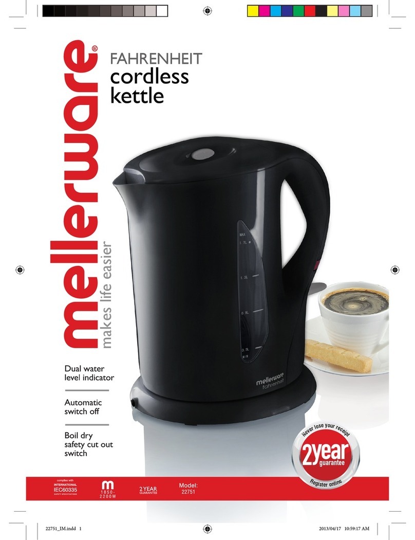 Mellerware Fahrenheit 22751 User manual