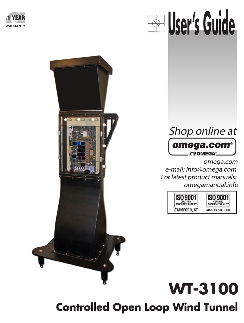 Omega WT-3100 User manual