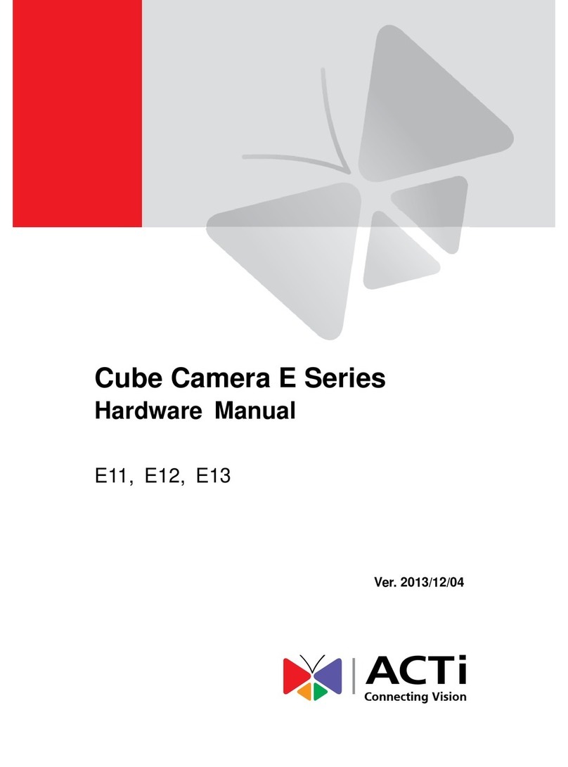 ACTi E11 User manual
