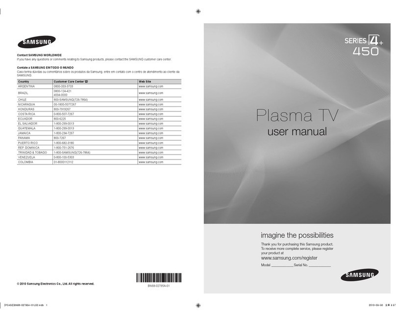 Samsung Series 4+ 450 User manual