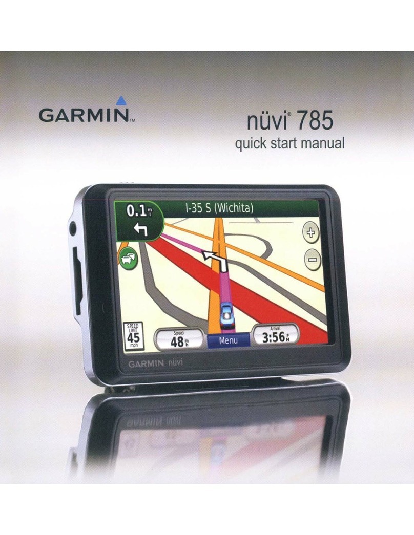 Garmin nuvi 785 Instruction manual