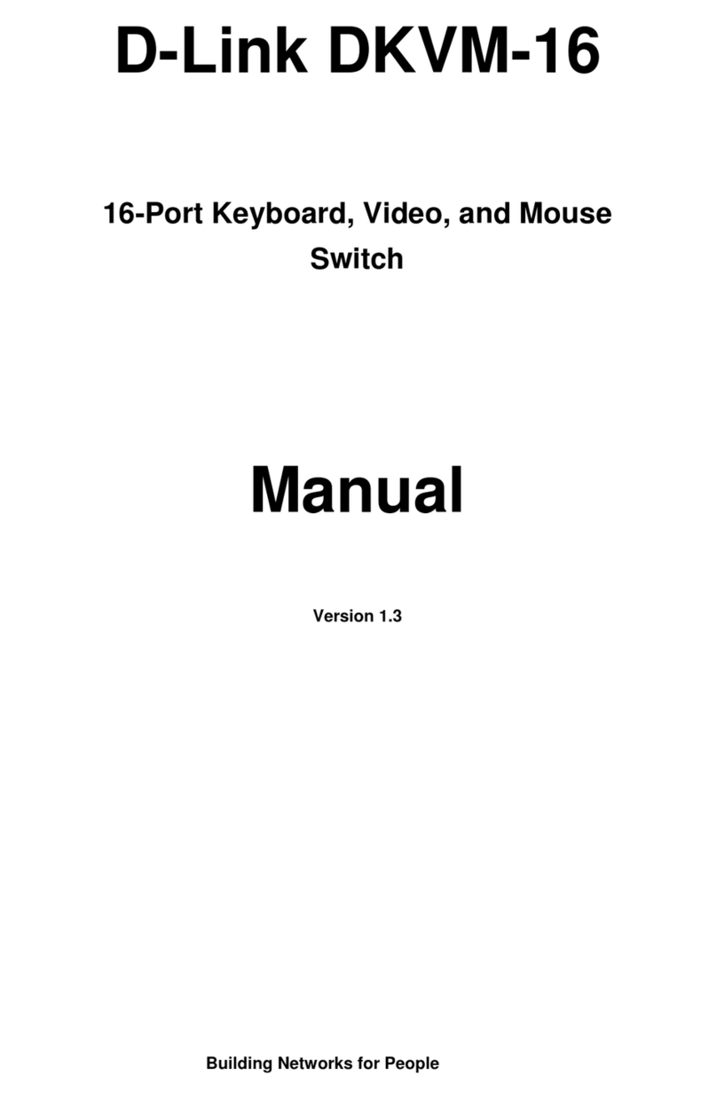 D-Link DKVM-16 - KVM Switch User manual D-Link DKVM-16 - KVM Switch User manual