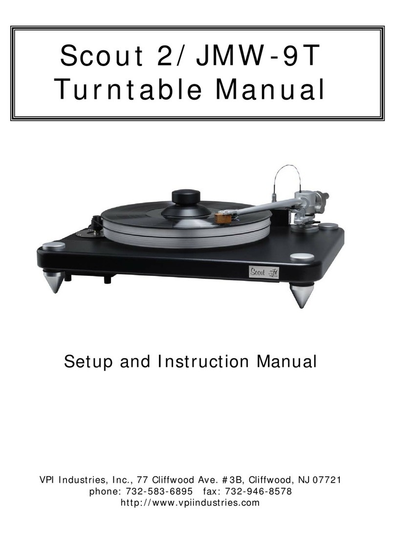 VPI Scout 2/JMW-9T Manual