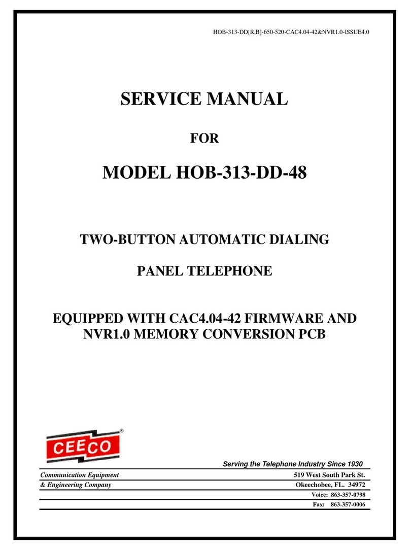 CEECO HOB-313-DD-48 User manual