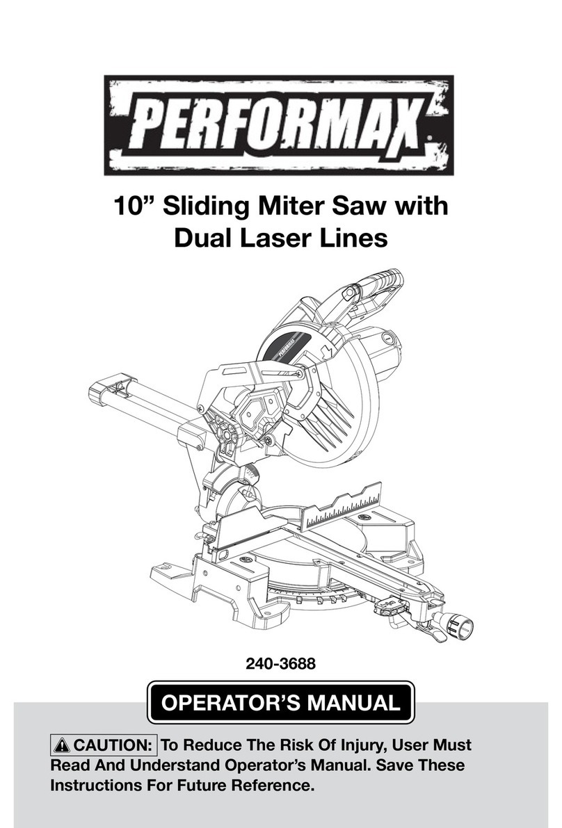 Performax 240-3688 User manual