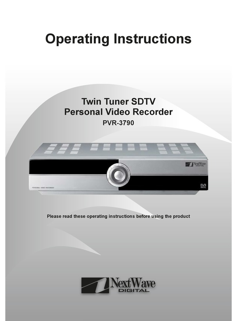 NextWave Digital PVR-3790 operating instructions