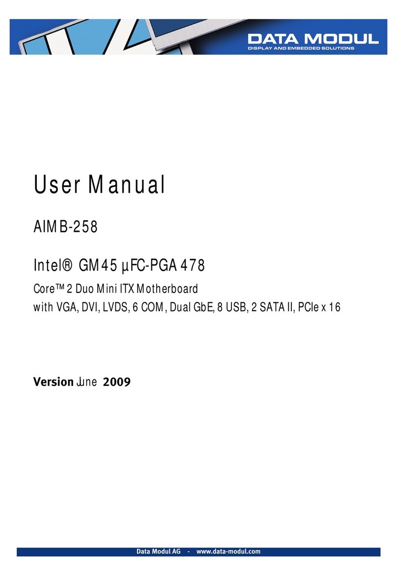 Data Modul AG AIMB-258 user manual