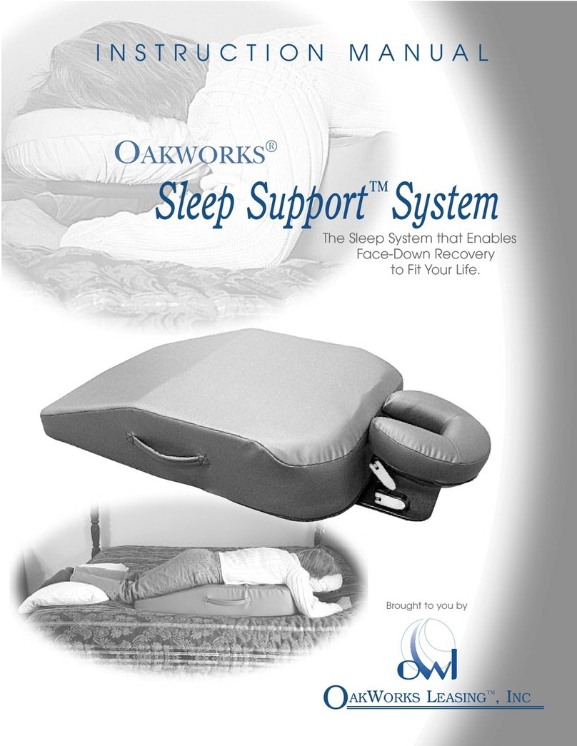 OAKWORKS Sleep Support System instruction manual