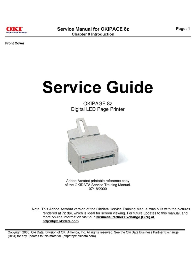 Oki OKIPAGE 8z User manual
