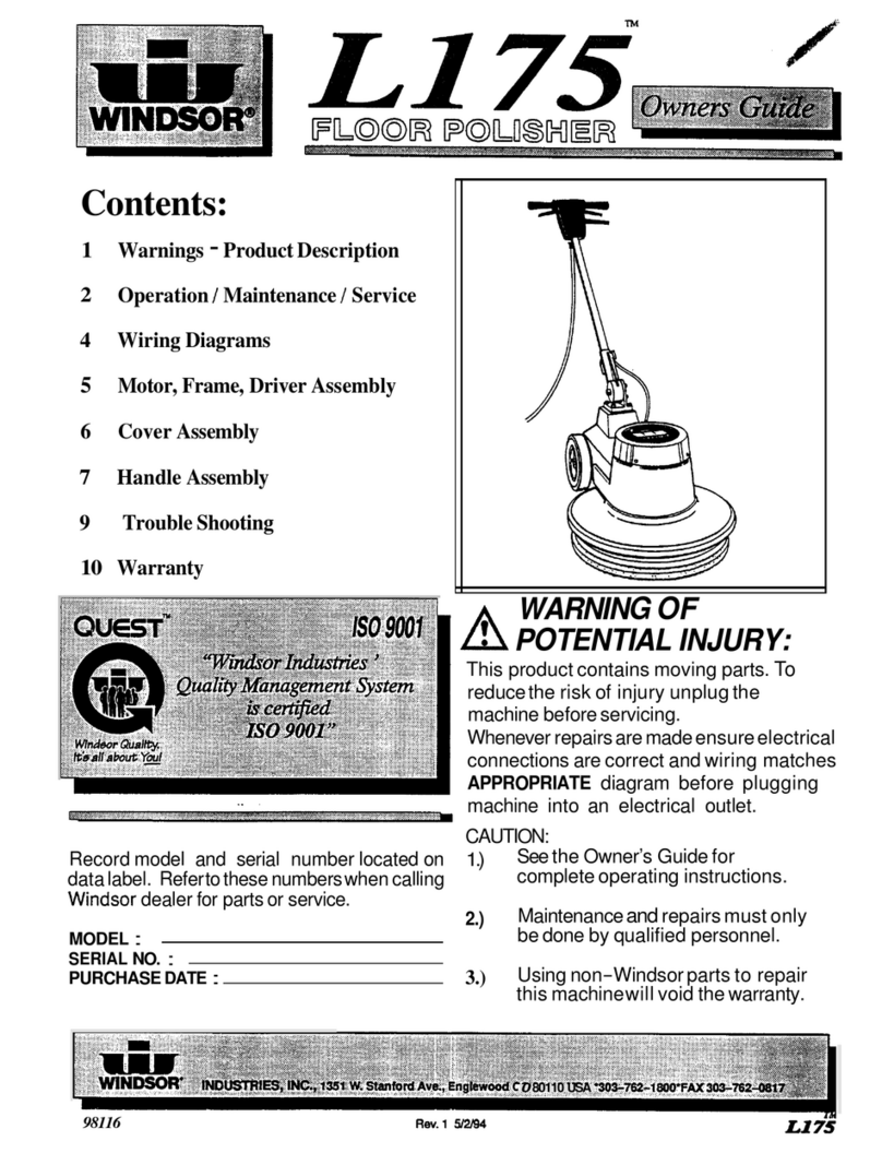 Windsor L175 owner's guide